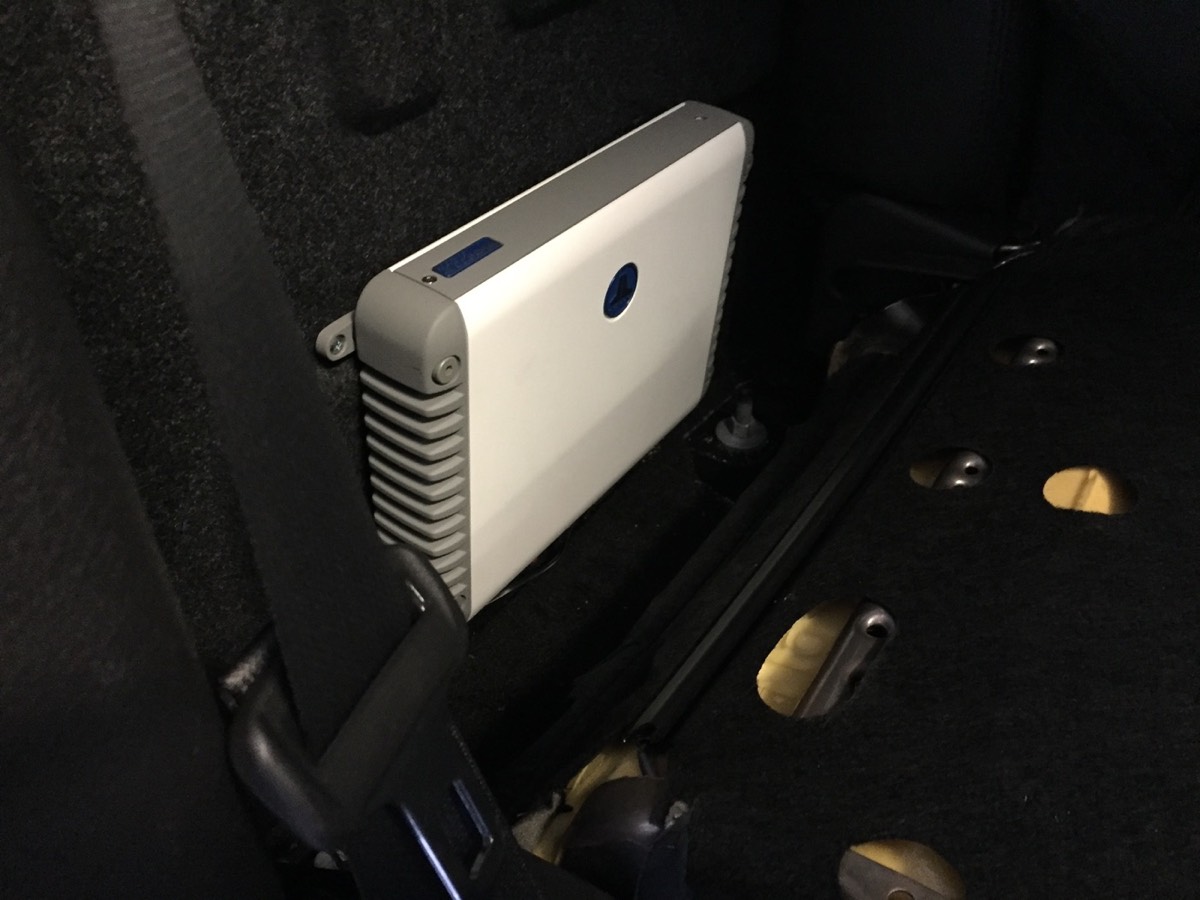 Truck: JL Audio amp install