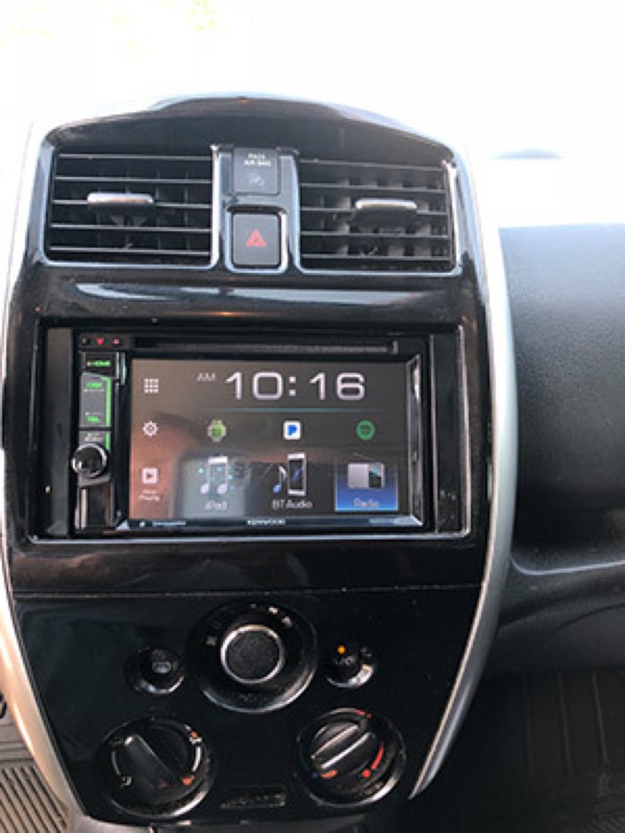 Head unit: Kenwood double-DIN install