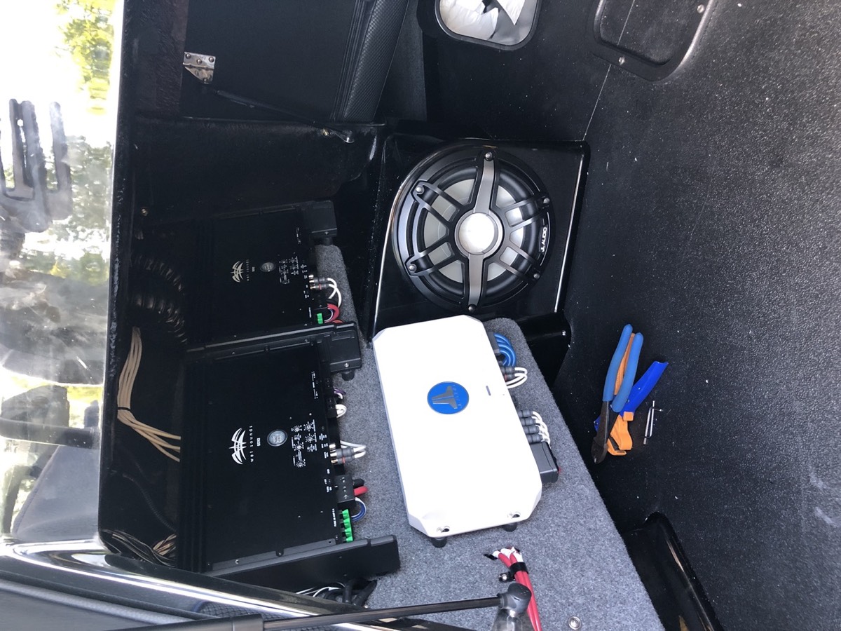 Custom work: Amplifier and sub enclosure