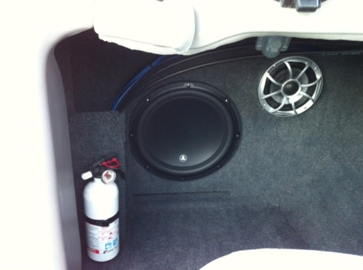 Custom work: Custom-built enclosure behind a panel